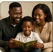Parents learning with their child